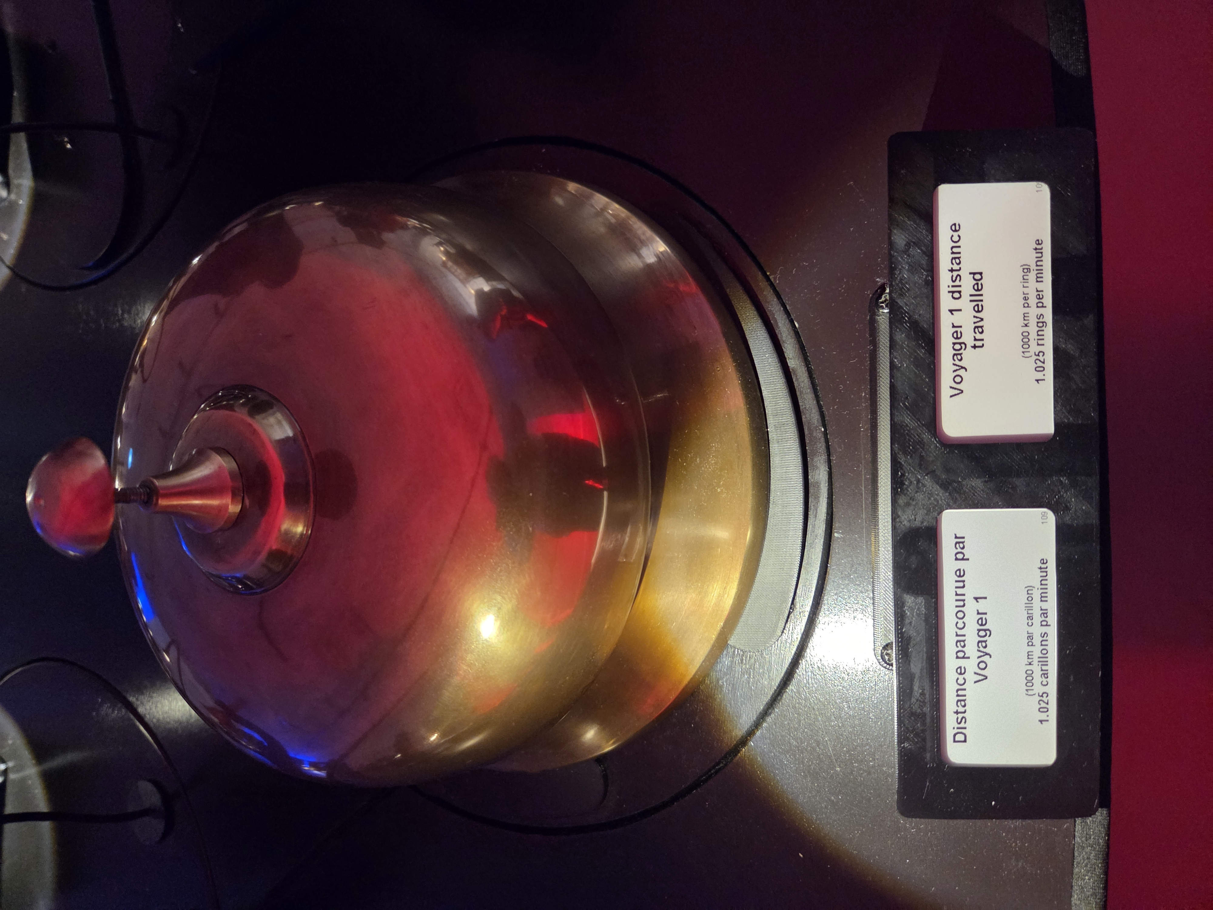 The Voyager 1 bell