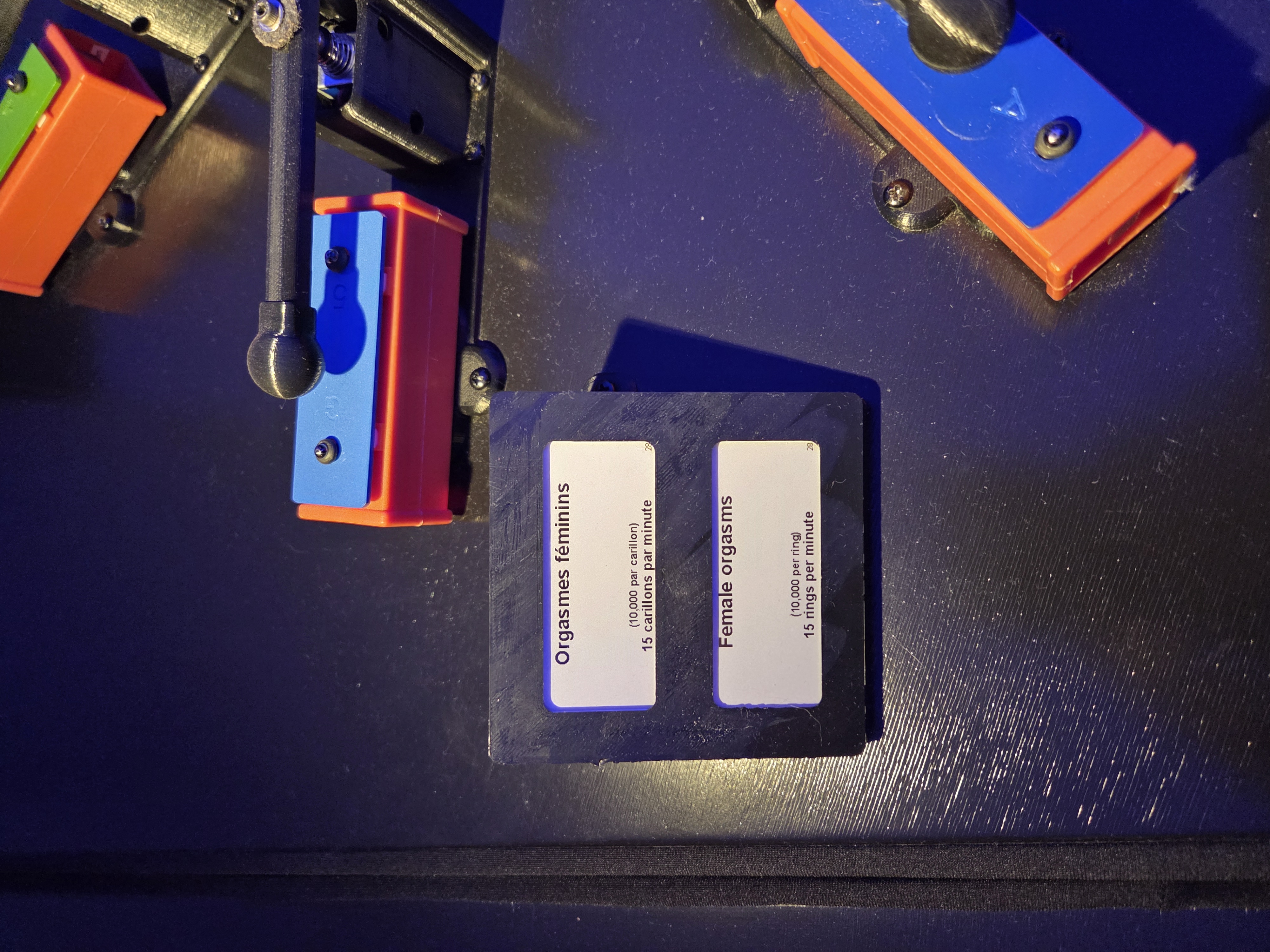 3D-printed mallet mechanisms on the xylophone bars